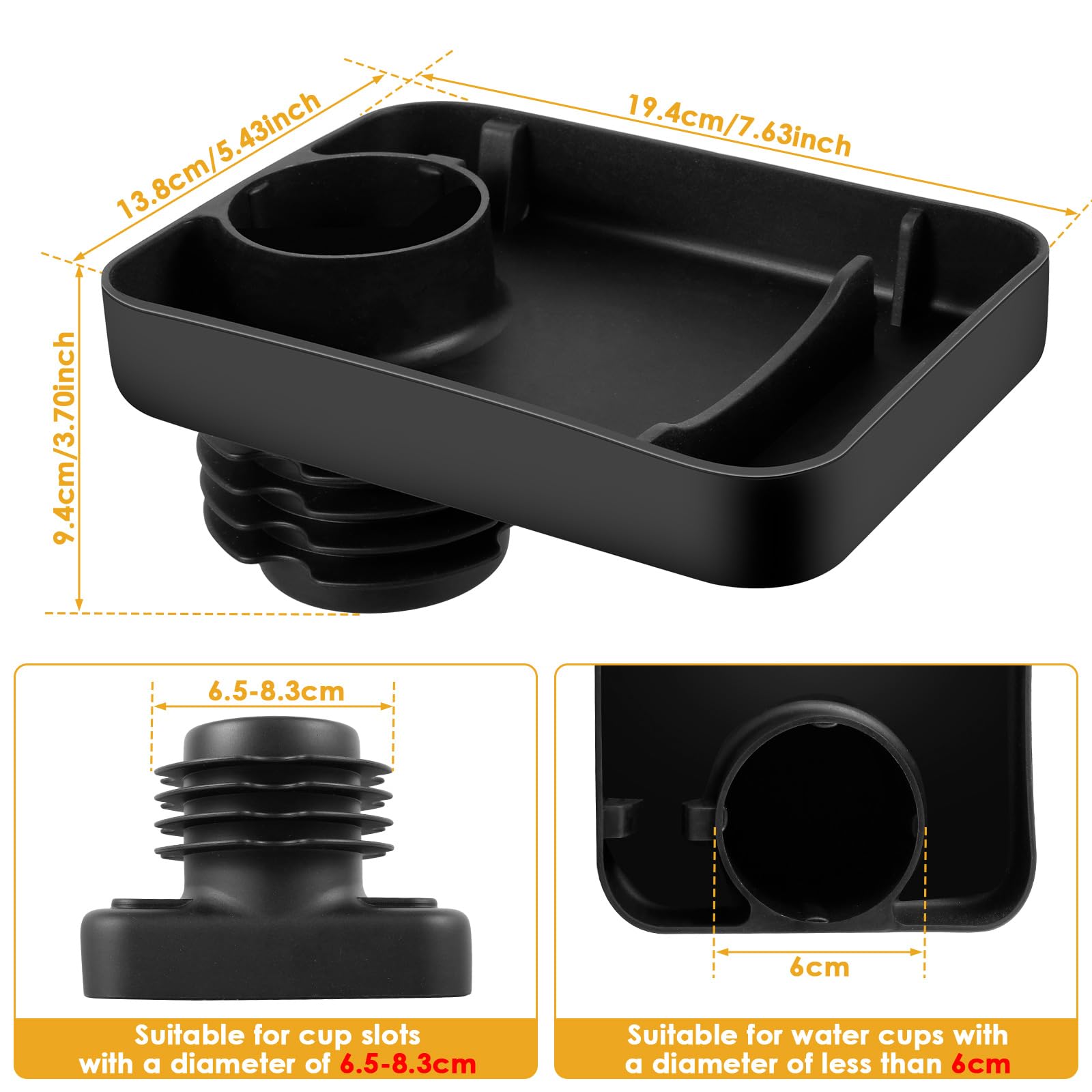 Portable Kids Car Seat Travel Tray with Cup Holder - Toddler Road Trip Essentials for Snacks, Toys & Books - Durable Silicone Feeding & Entertainment Tray for Airplane, Car & Stroller Use