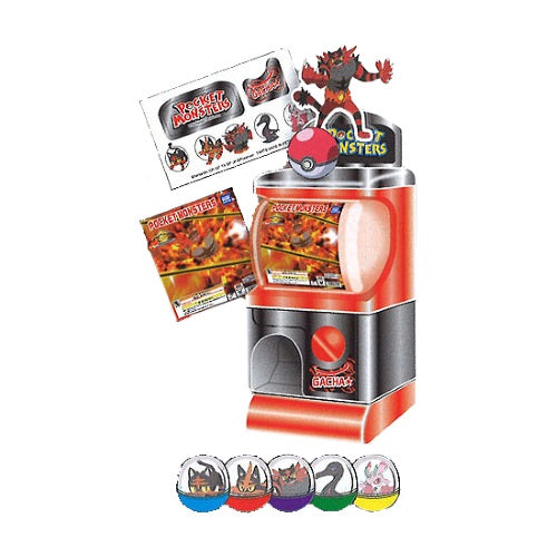 Pokemon Gacha Vending Machine 3 Inch Takara Tomy Collectible Toy Capsule Figures - Perfect for Kids Gift, Party Favors & Anime Merchandise Collection