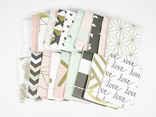 20-Pack Mini Matchbook Notepads - Cute Party Favors, Wedding Giveaways, Mint Green Design - Perfect for Bridal Showers, Birthday Parties & DIY Crafts