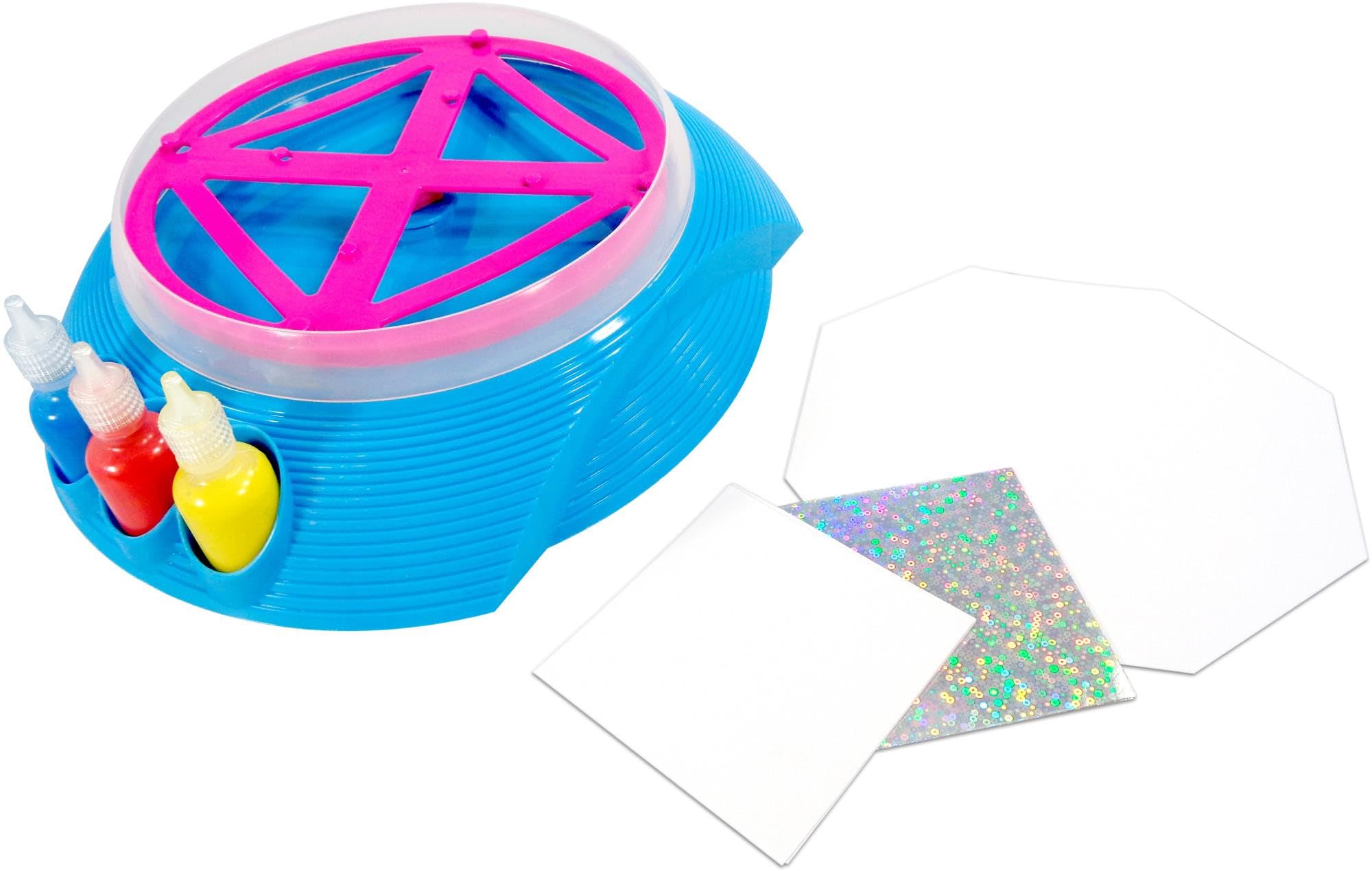 Cra-Z-Art Scented Spinning Art Machine for Kids - Creative DIY Spin Painting Kit with 6 Vibrant Colors - Perfect for Birthday Gifts, Classroom Activities & Sensory Play