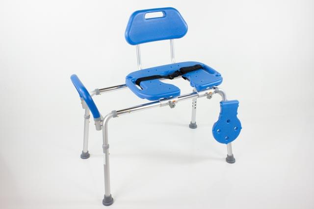 Refurbished HydroGlyde Premium Sliding Bath Transfer Bench for Elderly & Disabled - Safe Shower Seat with Non-Slip Surface for Bathroom Safety & Mobility Assistance (Ideal for Seniors, Post-Surgery Recovery & Physical Therapy)