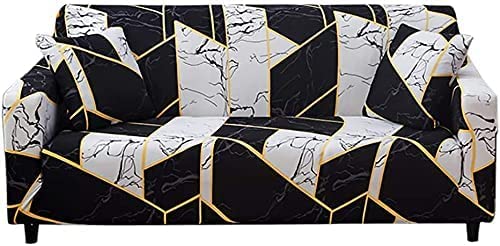 Stretch Printed Sofa Cover - Patterned Slipcover for Armchair (SK) | Durable & Washable Fabric | Perfect for Living Room, Bedroom & Office Decor