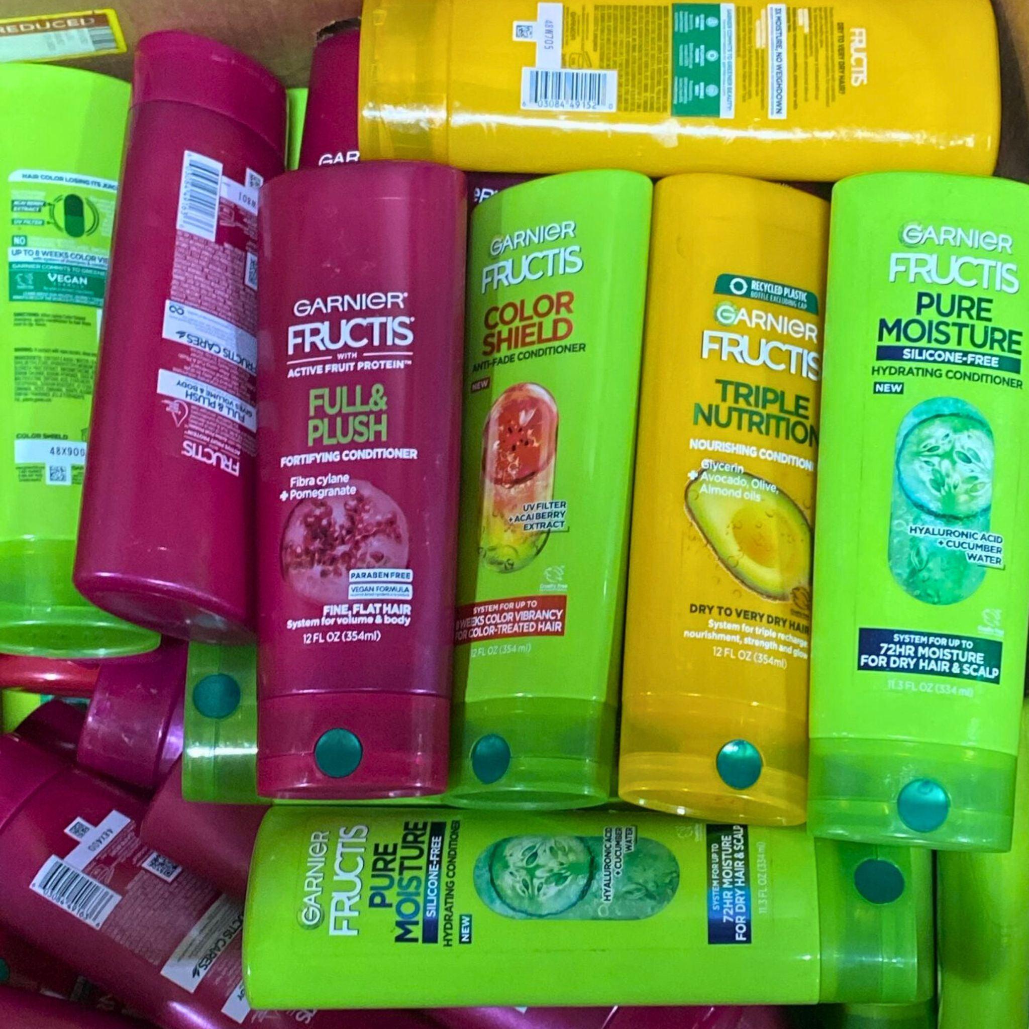 Garnier Fructis Hair Conditioner Variety Pack - 54 Pieces with Assorted Scents for Smooth & Shiny Hair | Daily Hair Care for Women & Men | Salon Quality at Home
