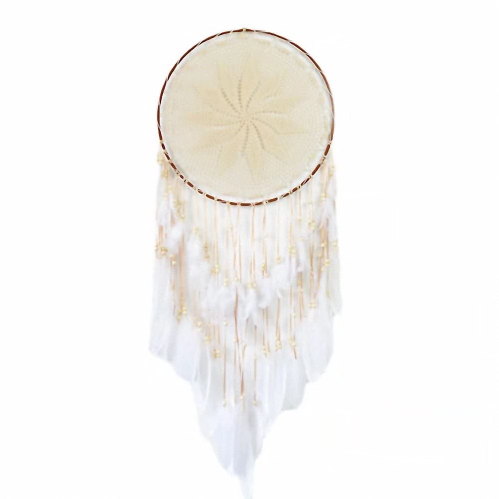Large Handmade Macrame Dream Catchers with Feathers - 16 x 46 Inch Boho Wall Hanging Decor for Bedroom, Wedding, Nursery & Home Decoration | Perfect for Bohemian Style Rooms, Baby Showers & Spiritual Spaces