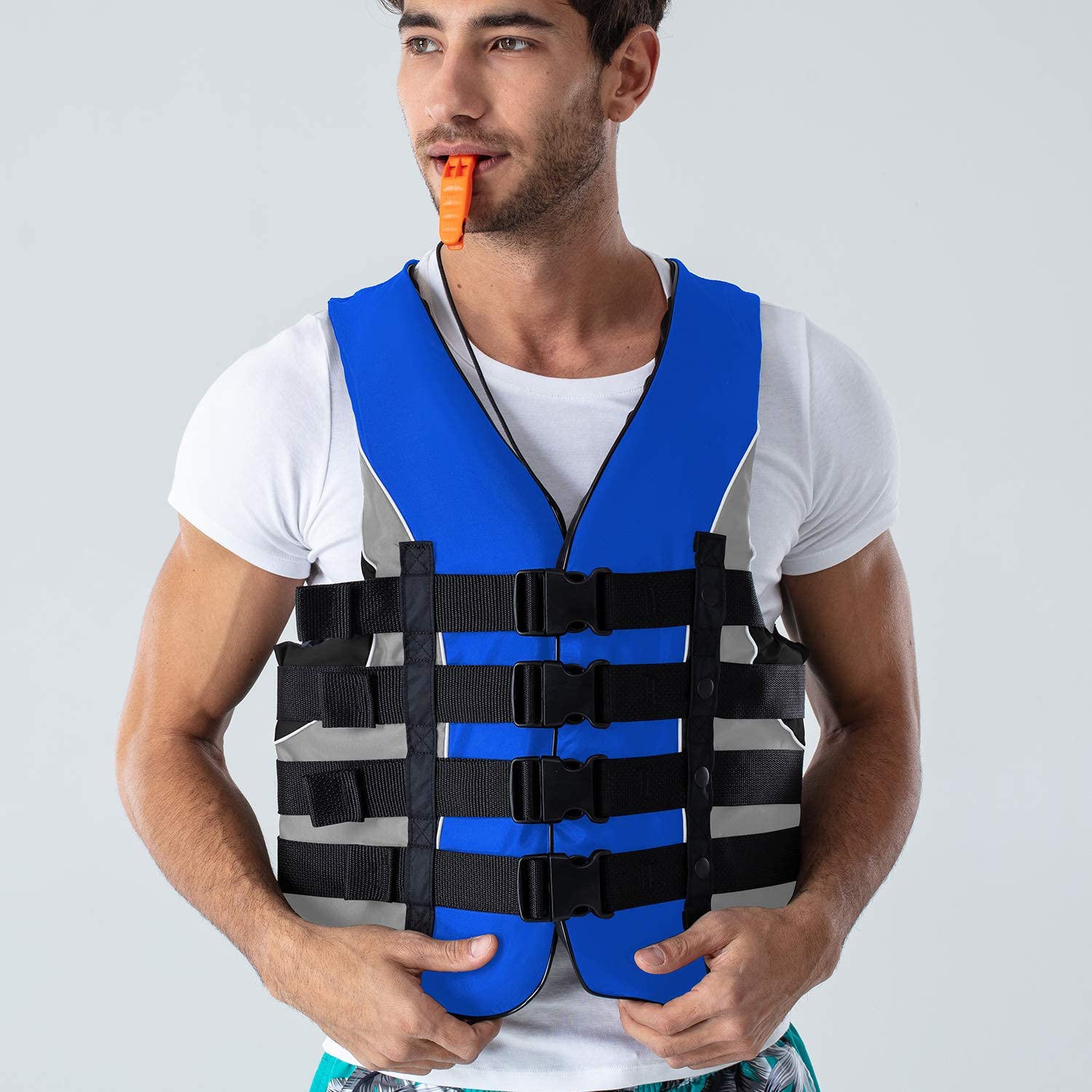 Leader Accessories Adult Universal USCG Approved Life Vest - Comfortable & Durable for Boating, Kayaking, Fishing & Water Sports