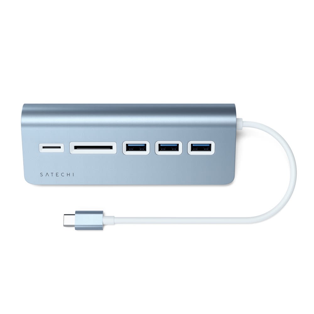 Satechi USB C Hub 4-in-1 with HDMI, USB 3.0, Ethernet & PD - Multi-Port Adapter for MacBook Pro/Air, iPad Pro, Dell XPS, Surface - Perfect for Home Office, Remote Work & Video Conferencing