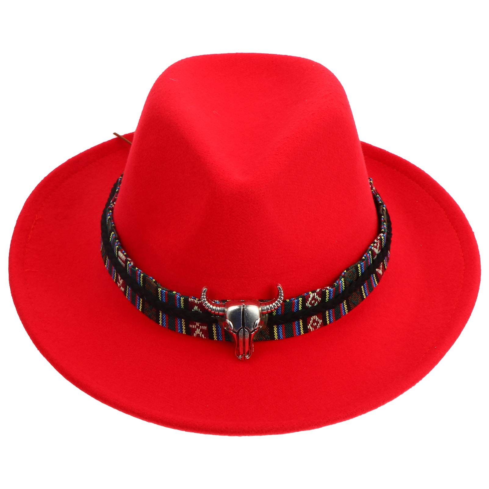 ABOOFAN Western Cowboy Hat for Adults - Classic Cattleman Style Cowboy Hat for Men & Women - Perfect for Rodeo, Halloween Costume, Country Music Festivals & Western Themed Parties