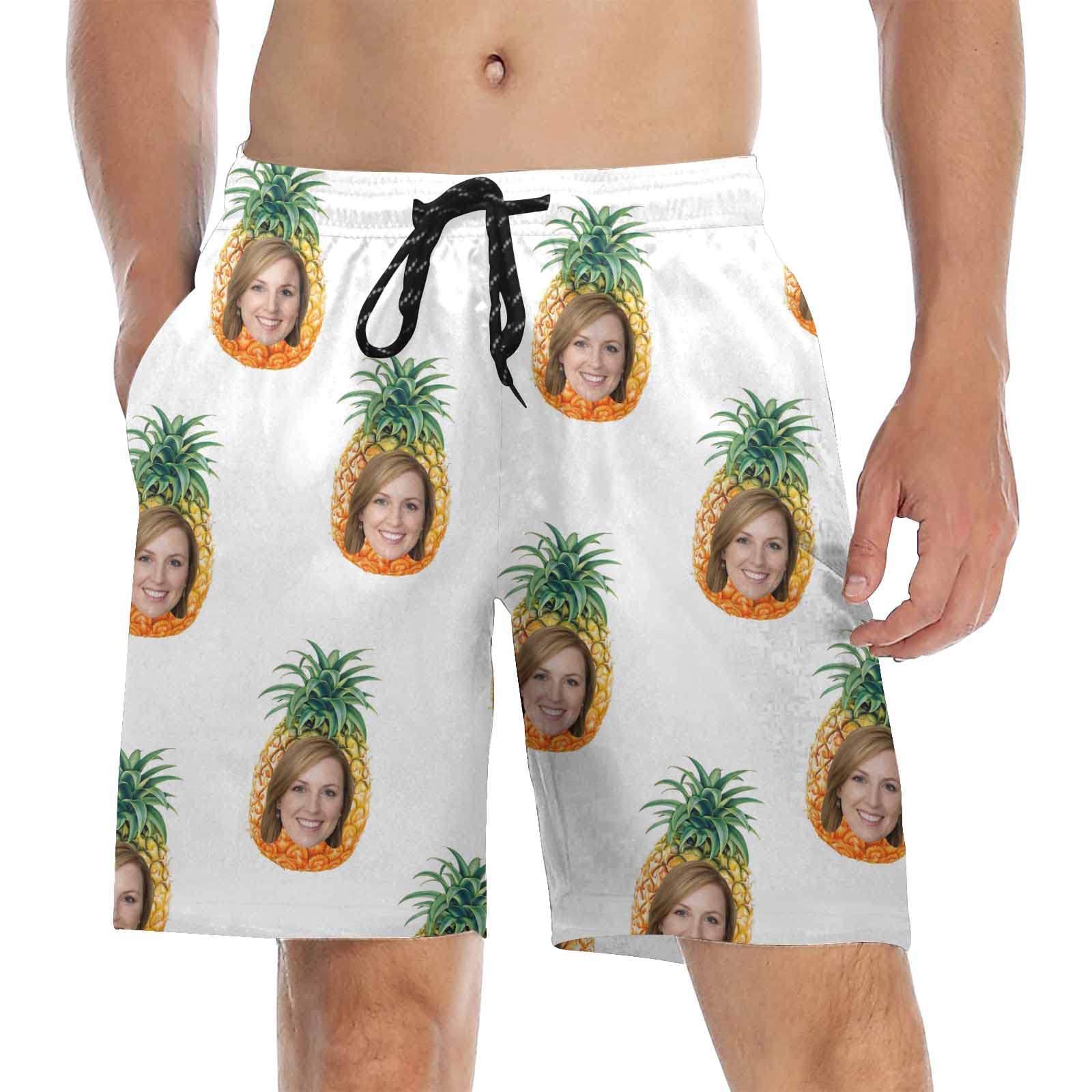 Custom Printed Men's Swim Shorts - Personalized Beach Shorts with Photo & Funny Design - Best Birthday Gift for Him - Perfect for Pool, Beach & Summer Vacations