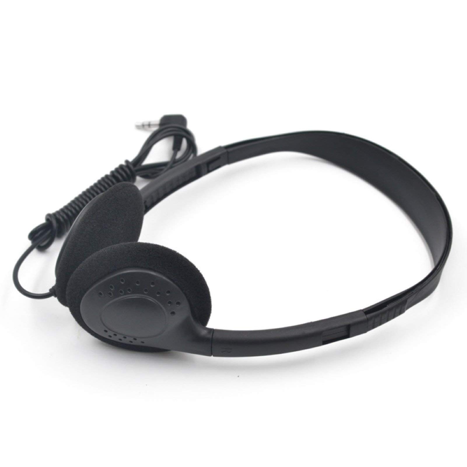 FOReverweihuajz Gaming Headset with Hi-Fi Stereo Sound, 3.5mm Wired Over-Ear Headphones with Soft Earmuffs - Compatible with PC, Laptop, TV, Smartphone (Black) - Perfect for Gaming, Music, Movies & Online Meetings