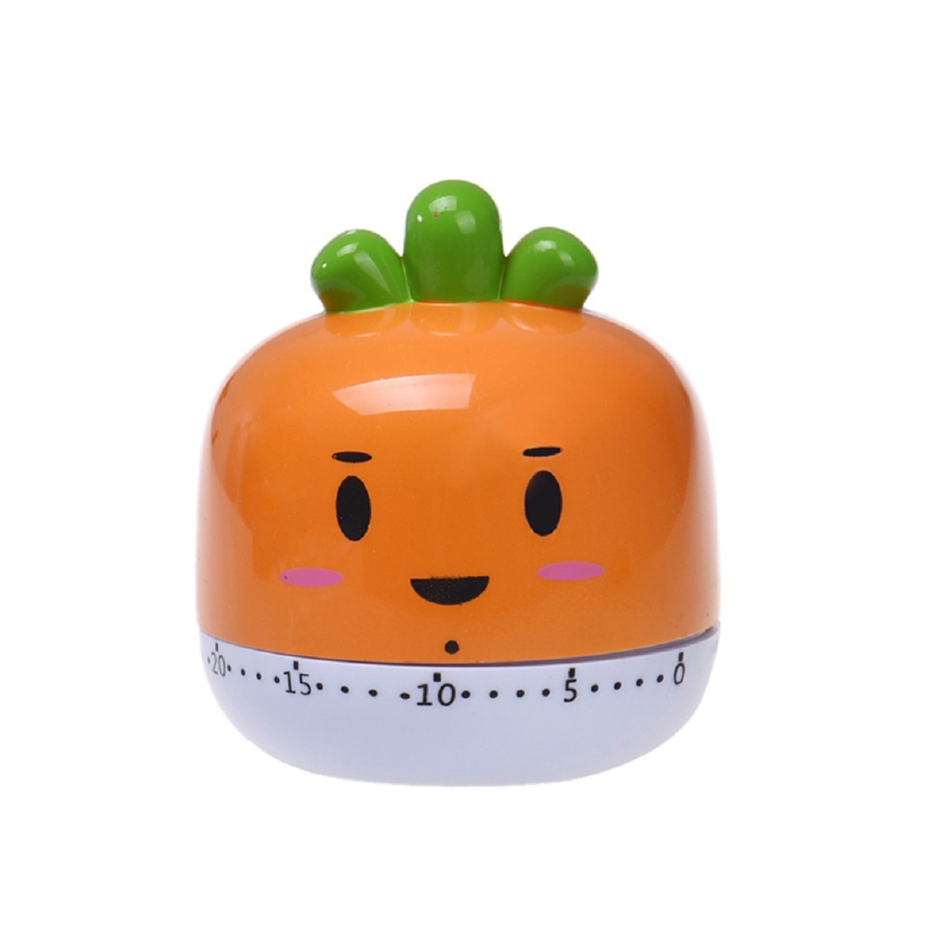 60 Minute Mechanical Kitchen Timer - Orange Retro Cooking Timer for Baking, Grilling & Home Decoration - Perfect for Kitchen, BBQ & Classroom Use