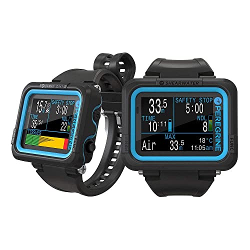 Shearwater Research Peregrine Dive Computer - Classic Black | Scuba Diving Gear for Beginners & Professionals | Perfect for Ocean Exploration & Underwater Adventures