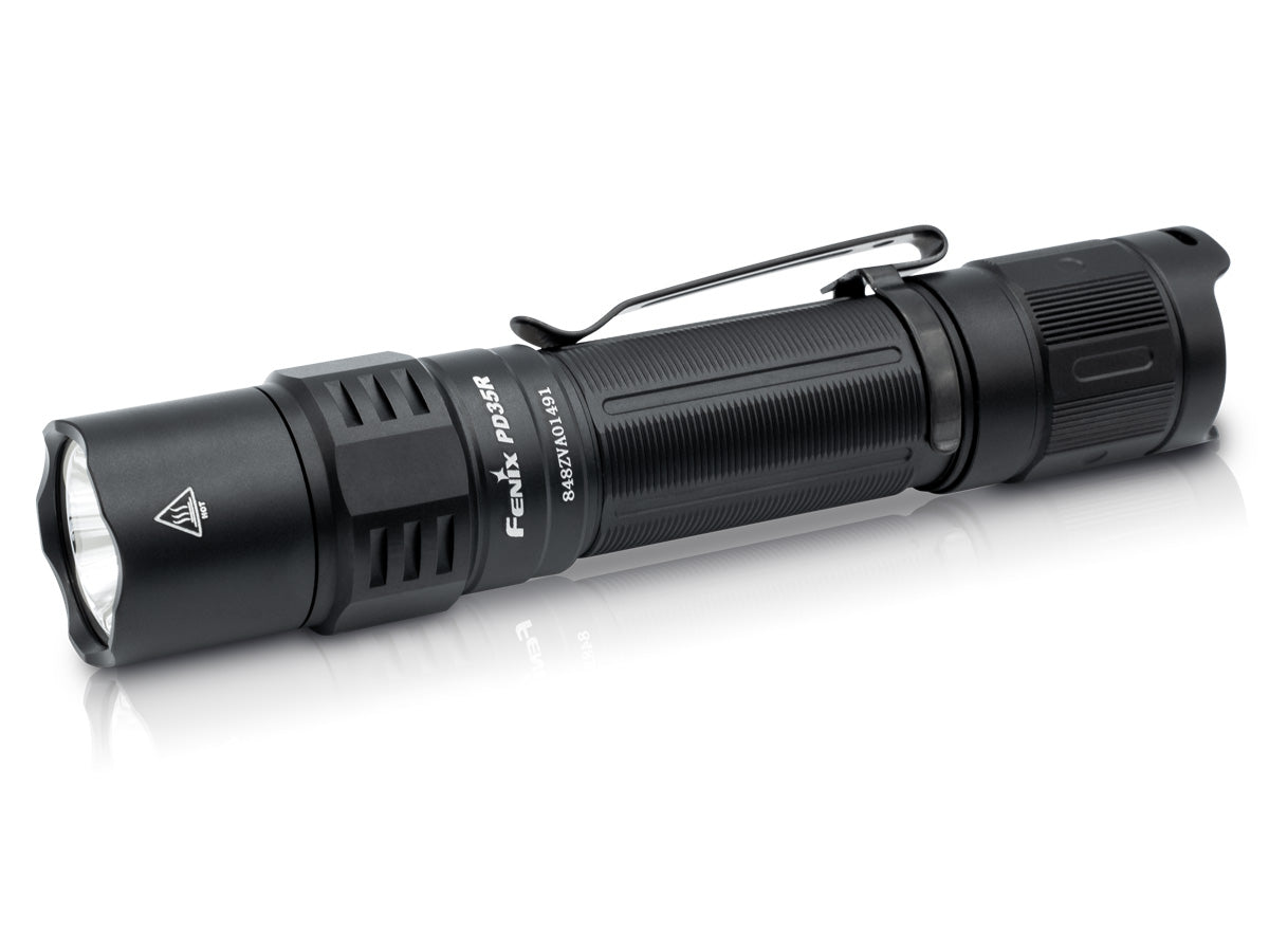 Fenix PD35R Rechargeable Tactical Flashlight with Custom Engraving - High Lumens LED Light for Camping, Hiking, Emergency & Outdoor Adventures