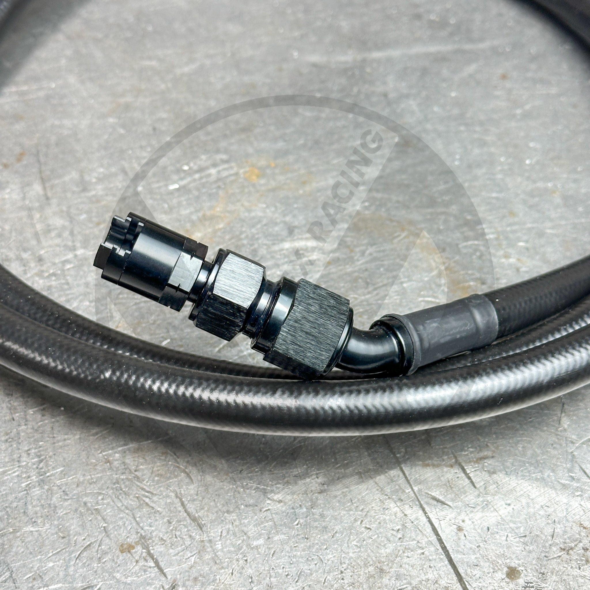 96-01 Acura Integra E85 Compatible Stainless Steel Fuel Lines Kit - 10AN Feed & 8AN Return (Black) - High Performance Fuel System Upgrade for Racing & Engine Modifications
