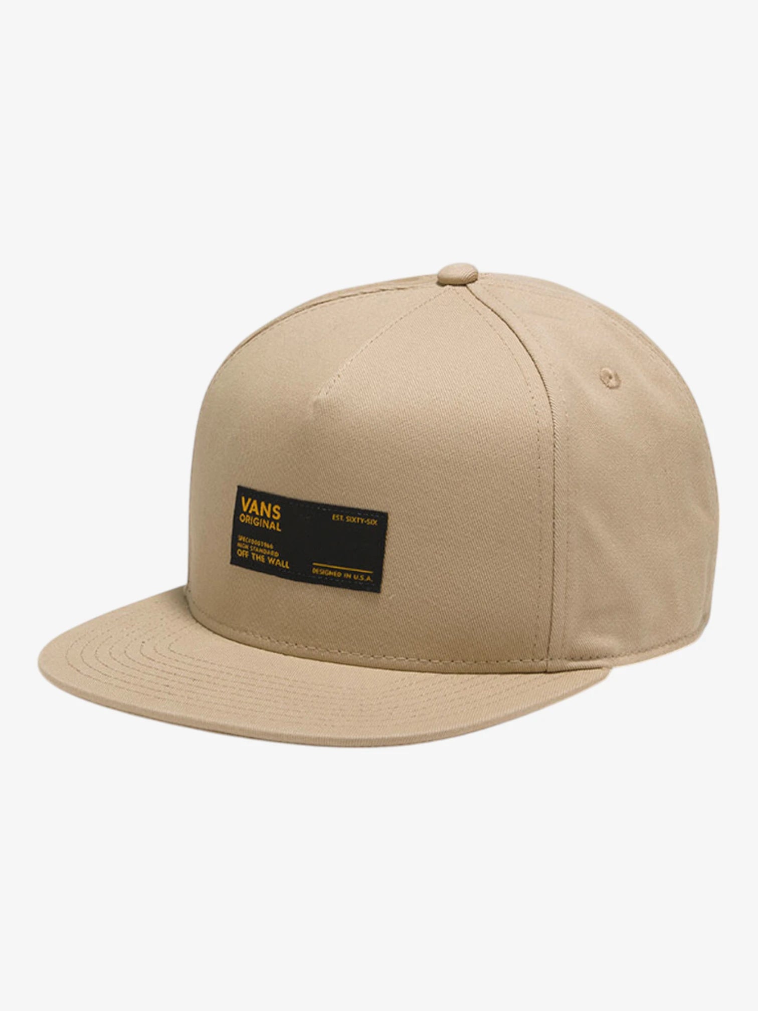 Vans Ravenna Snapback Hat for Men & Women - Adjustable Beige Baseball Cap for Casual Wear, Street Style & Outdoor Activities
