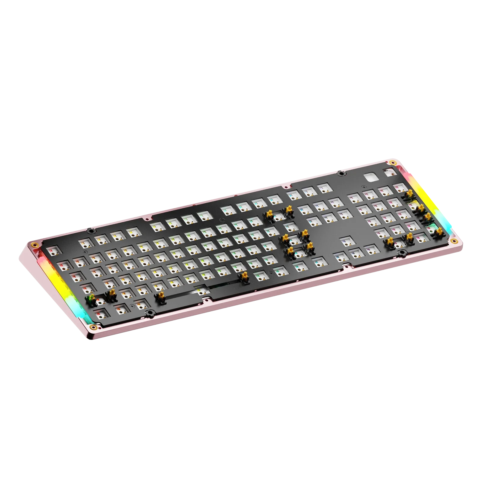 GMMK 3 Mechanical Keyboard Bottom Case - Metal Arcade Pink (100% Size) for Gaming & Typing Enthusiasts | Perfect for PC Setup, Esports & Office Work