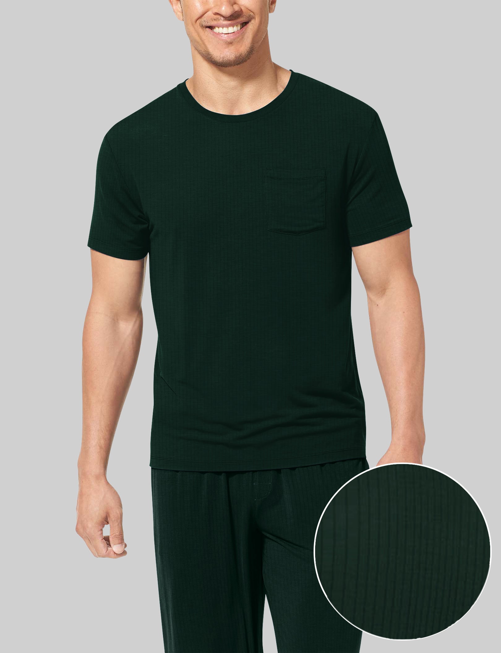 Second Skin Luxe Rib Sleep Tee - Ultra Soft Women's Sleep Shirt for Comfortable Nights | Perfect for Lounge Wear & Bedtime Relaxation