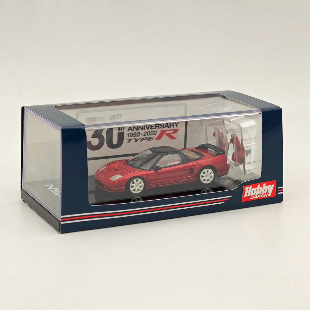 1/64 Scale Hobby Japan Honda NSX R (NA2) Diecast Model Car with Genuine Seats - Pearl Red Limited Edition Collectible for Display & Racing Enthusiasts - Perfect for Showcase, Gift, and Car Collection