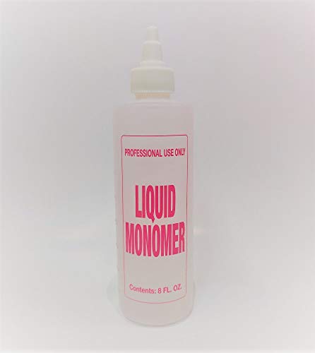 Vivid Nails Acrylic Liquid Monomer - 8oz Professional Nail Extension Solution for Salon & DIY Manicures | Perfect for Acrylic Nail Art, Extensions & Repairs