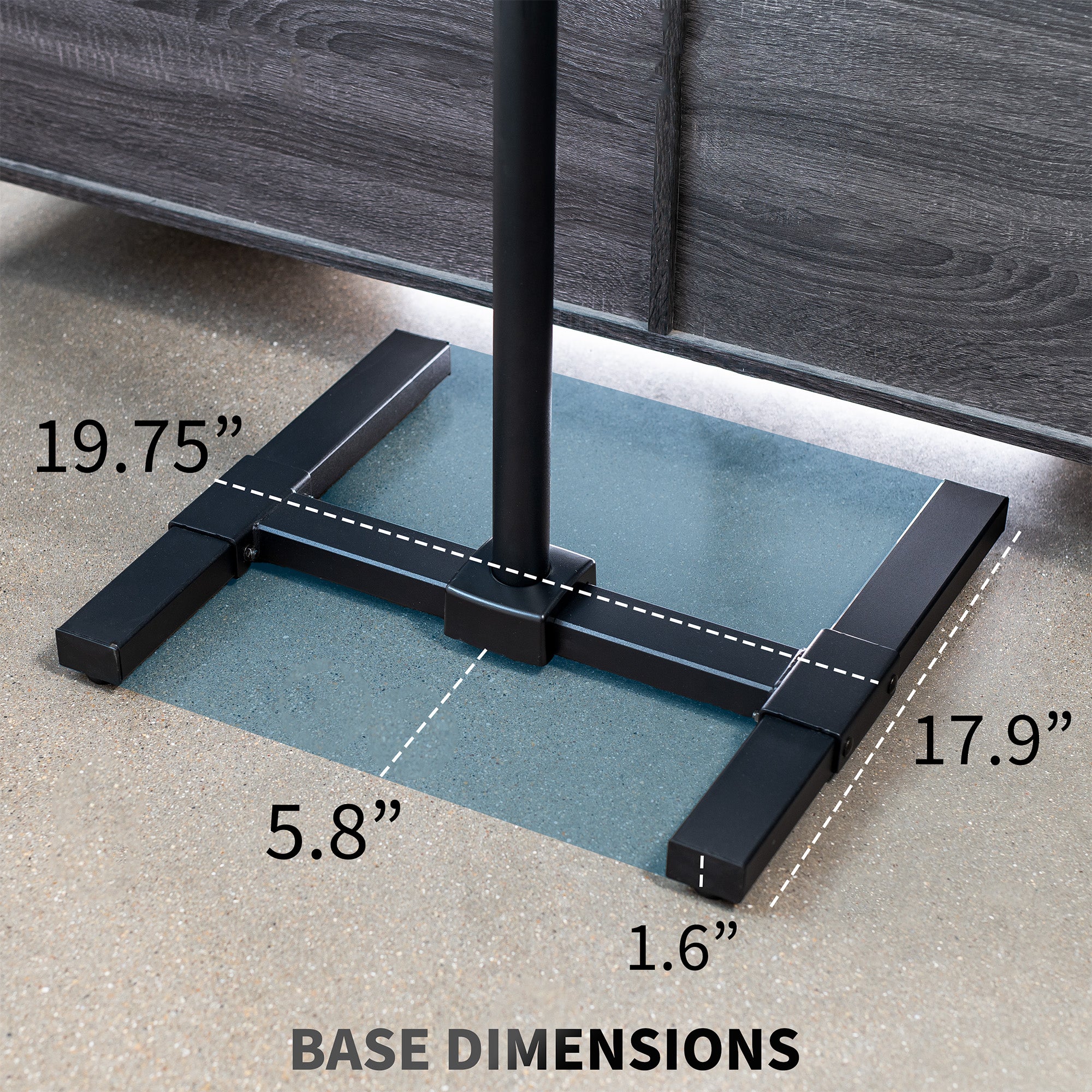 Adjustable TV Floor Stand for 65 Inch Screens - Universal Height & Tilt TV Mount for Living Room, Bedroom & Home Theater