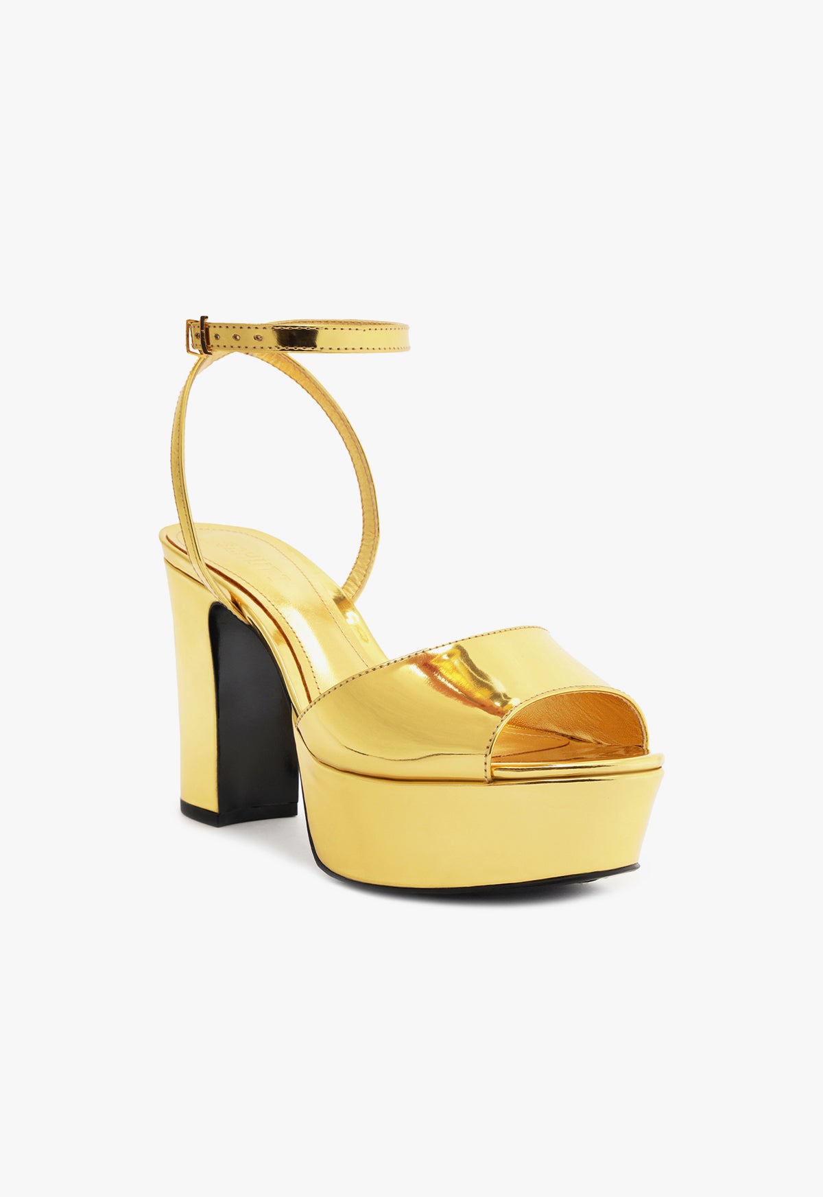 Lenne Specchio Leather Sandal for Women - High Heel Dress Sandals with Comfortable Cushioning | Perfect for Weddings, Parties & Summer Outfits