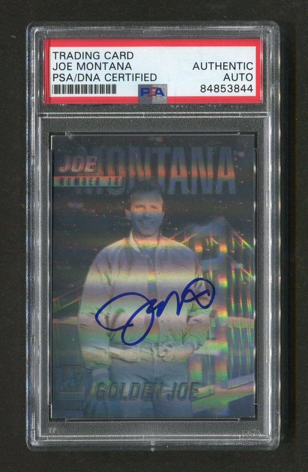1991 Joe Montana PSA/DNA Authentic Autographed Football Card with Hologram - Rare Collectible for Sports Memorabilia Fans & NFL Enthusiasts - Perfect for Display, Investment, or Gift Giving