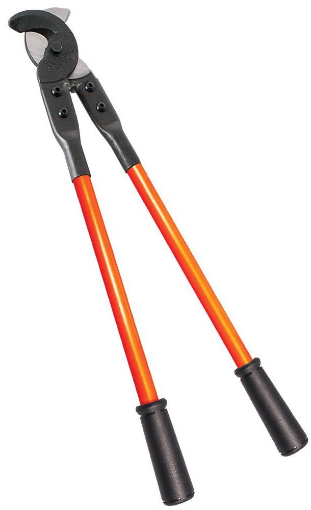 Klein Tools 63041 25-Inch Standard Cable Cutter - Heavy Duty Wire Cutting Tool for Electricians, Contractors & DIY Projects | Perfect for Electrical Work, Construction & Home Repairs