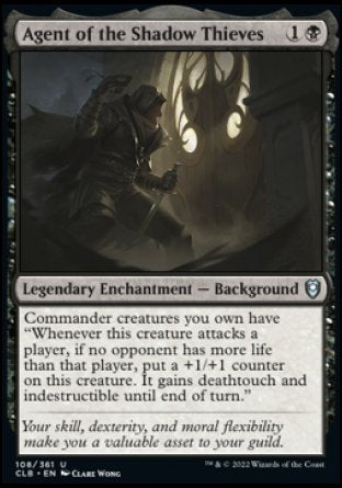 Agent of the Shadow Thieves MTG Card - Commander Legends: Battle for Baldur's Gate - Dungeons & Dragons Collectible Trading Card - Perfect for Commander Deck & D&D Game Nights