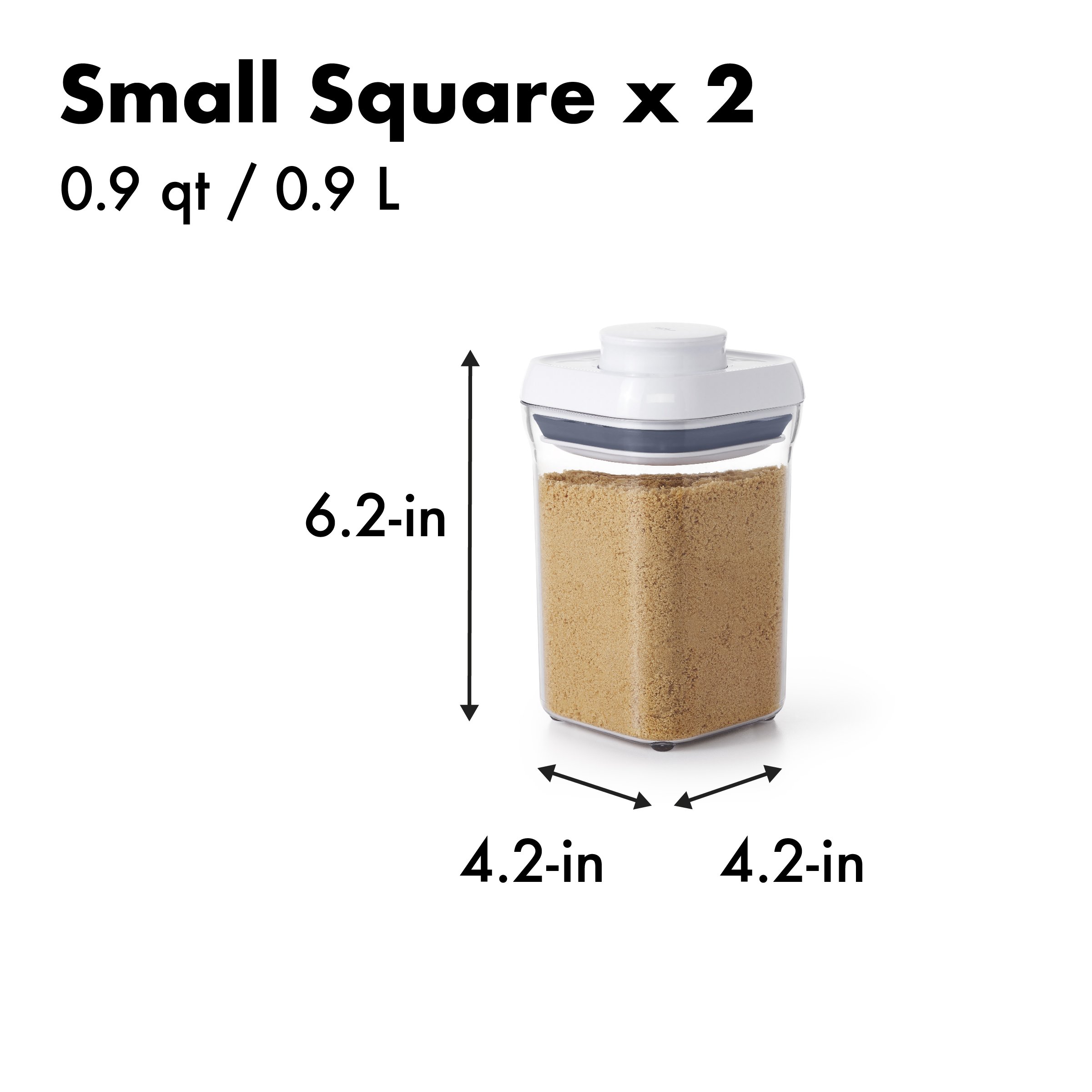 OXO Good Grips 10-Piece Airtight Food Storage POP Container Set - BPA-Free Kitchen Organization for Flour, Sugar, Coffee & Dry Goods - Space-Saving Stackable Design for Pantry & Countertop