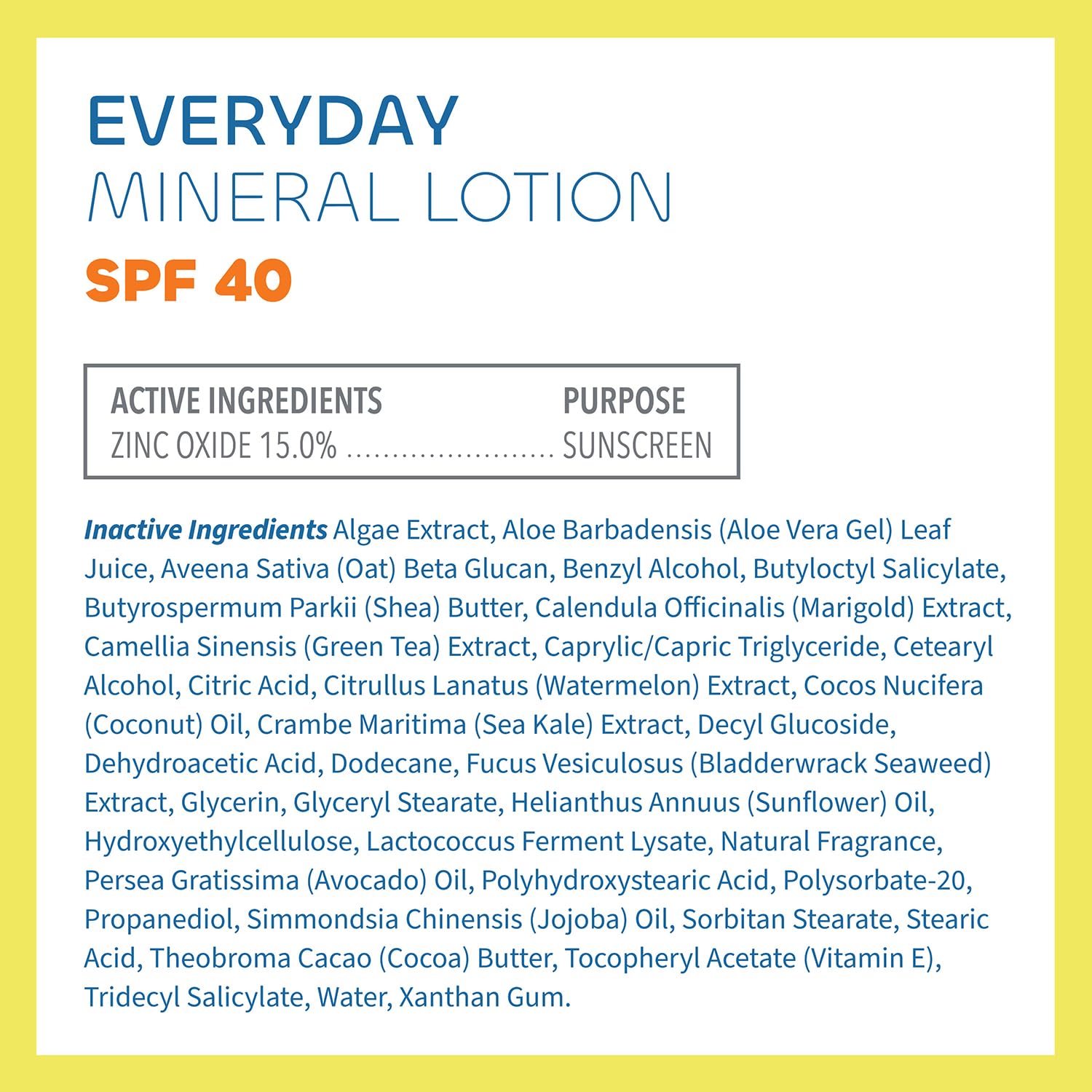 Seaweed Bath Co. Mineral SPF 40 Sunscreen Lotion - Broad Spectrum UVA/UVB Protection, 3.4 oz, Natural & Reef-Safe with Sustainably Harvested Seaweed & Sea Kale, Prebiotic Enriched - Perfect for Daily Face & Body Use at Beach, Pool, or Outdoor Activities