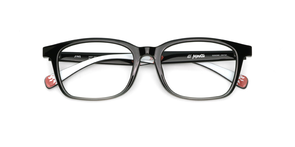 JINS x NARUTO MINATO Model Black Anime Glasses - Stylish Naruto Inspired Eyewear for Cosplay, Fashion & Daily Wear
