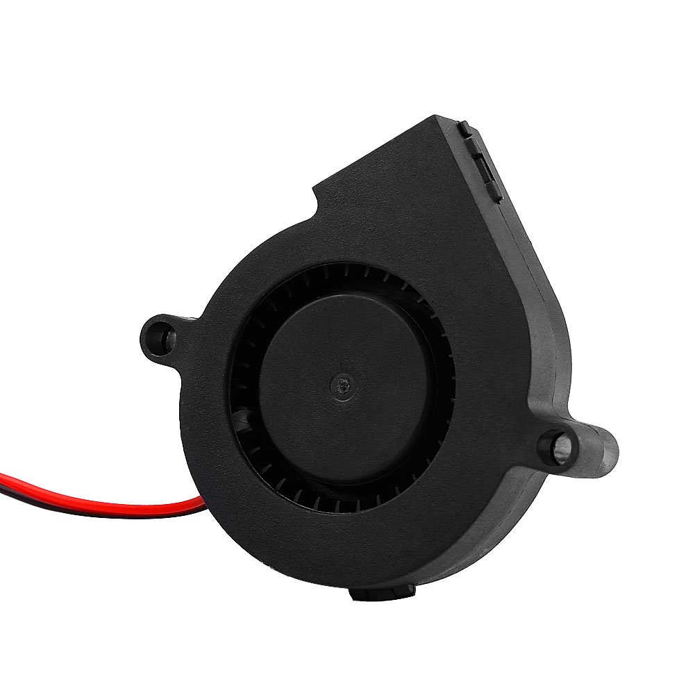 12V/24V 50x15mm DC Ball Bearing Radial Cooling Fan - High Performance Turbofan Cooler Kit for 3D Printers, Electronics Cooling & PC Case Ventilation