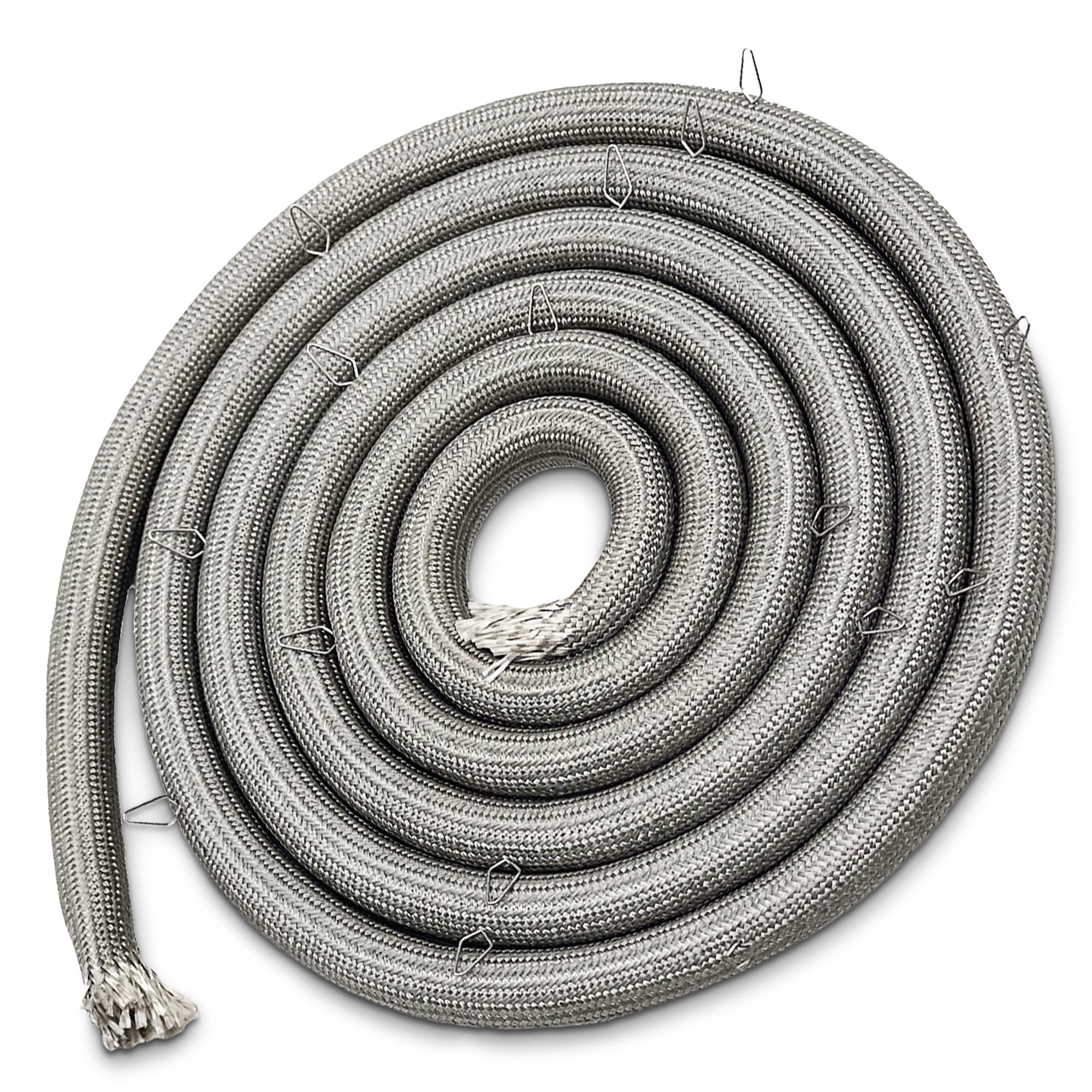 Replacement Oven Door Gasket Seal with 16 Mounting Clips - Compatible with Frigidaire, White Westinghouse, IKEA & Kenmore Ranges (Part# 316403101) | Perfect for Kitchen Appliance Repair and DIY Home Maintenance