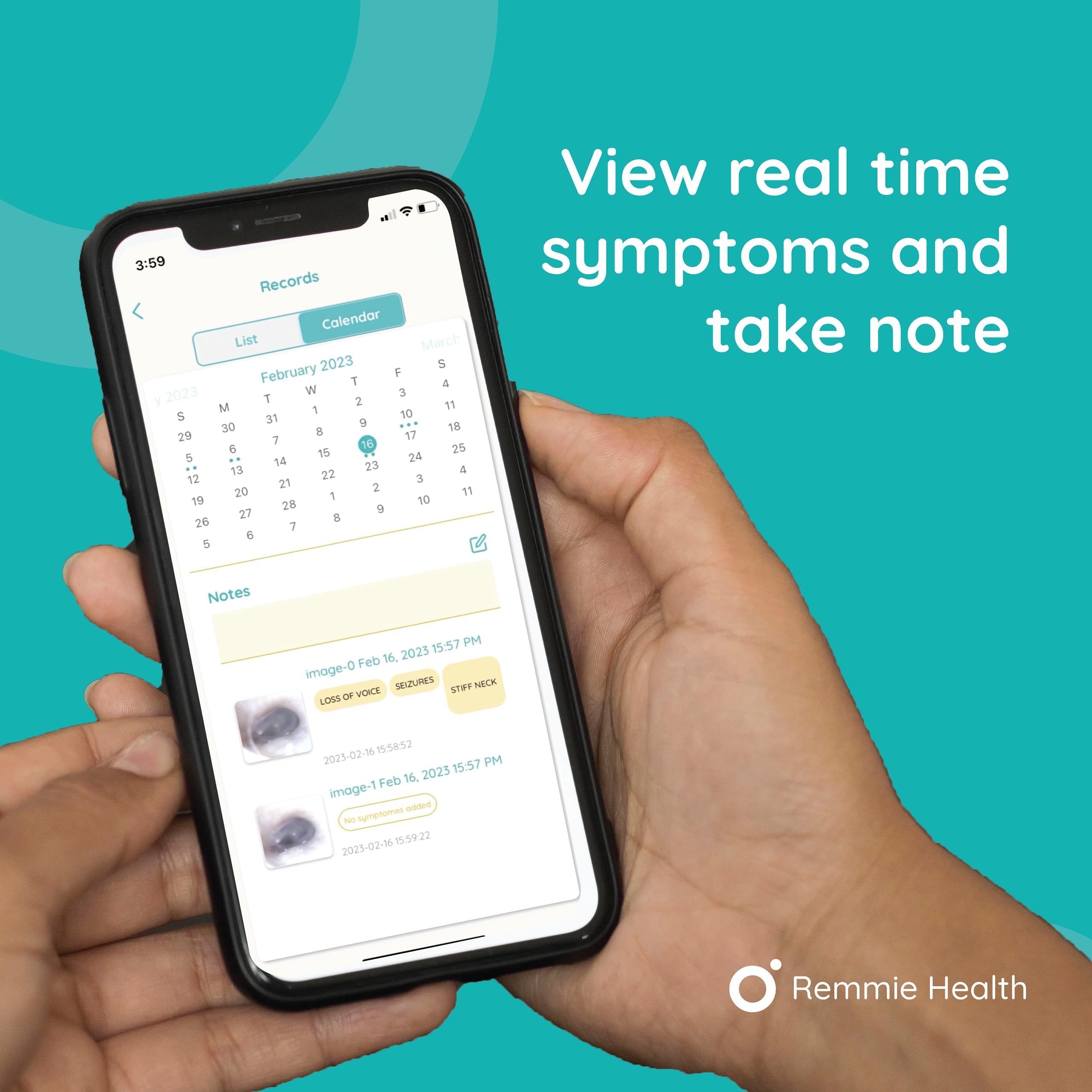 Wireless Otoscope Ear Camera - FDA Approved Remmie Dolphin Digital Ear Scope for iPhone & Android | ENT, Throat, Nose & Skin Examination | Pediatrician Recommended for Kids & Adults | Home Health Check & Telemedicine Use