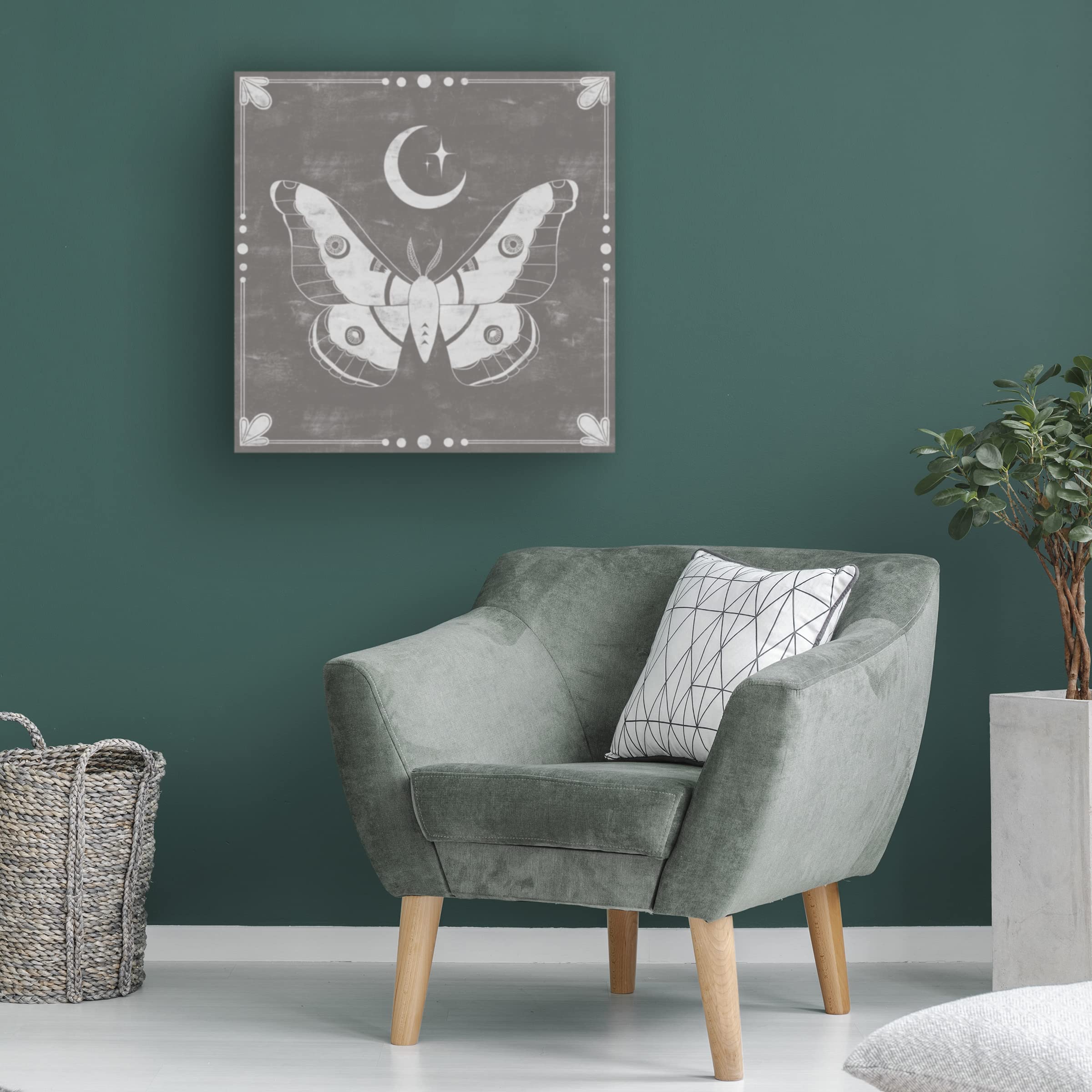 Grace Popp 'Hallowed Moon II' Canvas Wall Art Print - Modern Home Decor for Living Room, Bedroom & Office | Trademark Fine Art Collection