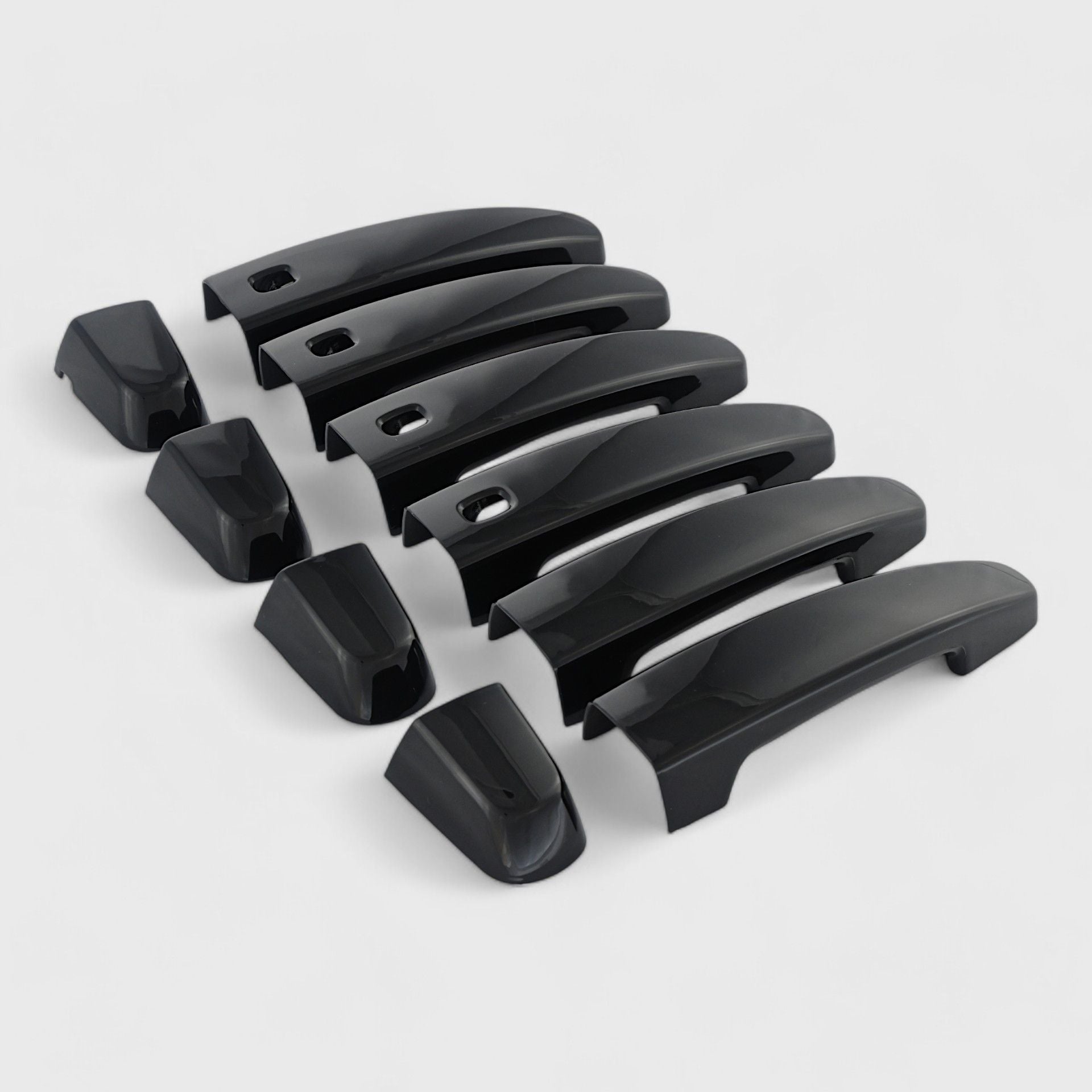 Gloss Black Chrome Delete Door Handle Cover with Smart Key - DH6319BLK | Upgrade Car Exterior, Prevent Scratches & Enhance Style