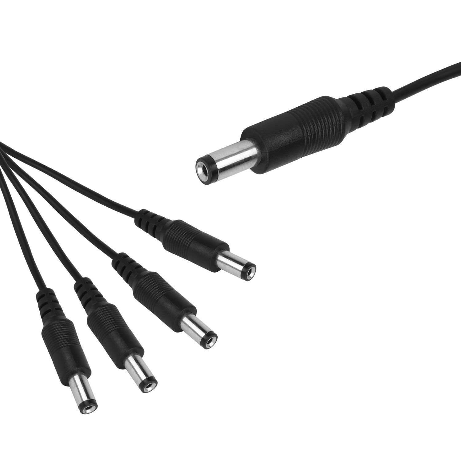 12V 2A Power Adapter with 4-Way Splitter - AC to DC Converter (100V-240V) for Security Cameras, DVR Systems & LED Strip Lights - FCC Certified 2.1x5.5mm Universal Power Supply - Perfect for Home Security & DIY Lighting Projects