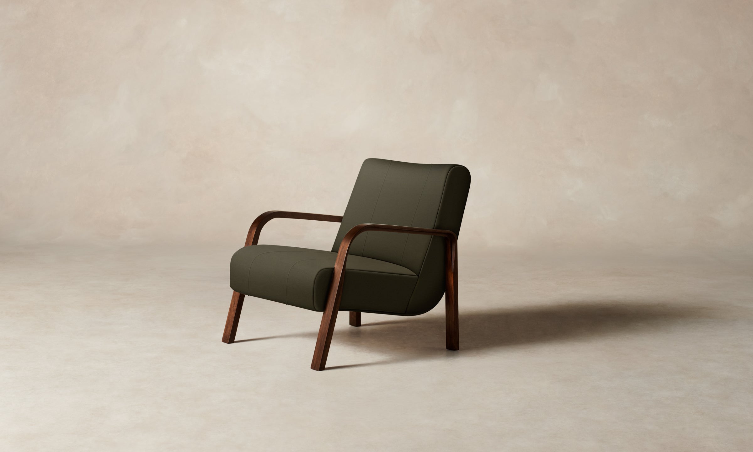 Premium Pebbled Leather Felix Chair in Truffle Brown - Stylish & Comfortable Seating for Home Office, Living Room, or Lounge