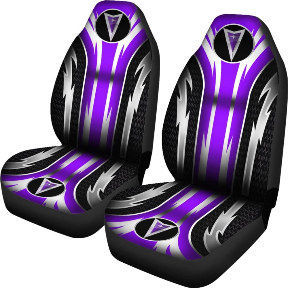 2 Front Pontiac Seat Covers Purple 144627 - Premium Car Seat Protectors for Pontiac Vehicles | Perfect for Daily Commuting, Road Trips & Car Interior Protection