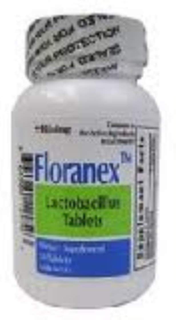Floranex Probiotic Dietary Supplement Tablets for Digestive Health - New Formula, 50 Tablets per Bottle (Pack of 12) | Supports Gut Flora Balance & Immune System - Ideal for Travelers, Daily Wellness & Post-Antibiotic Recovery
