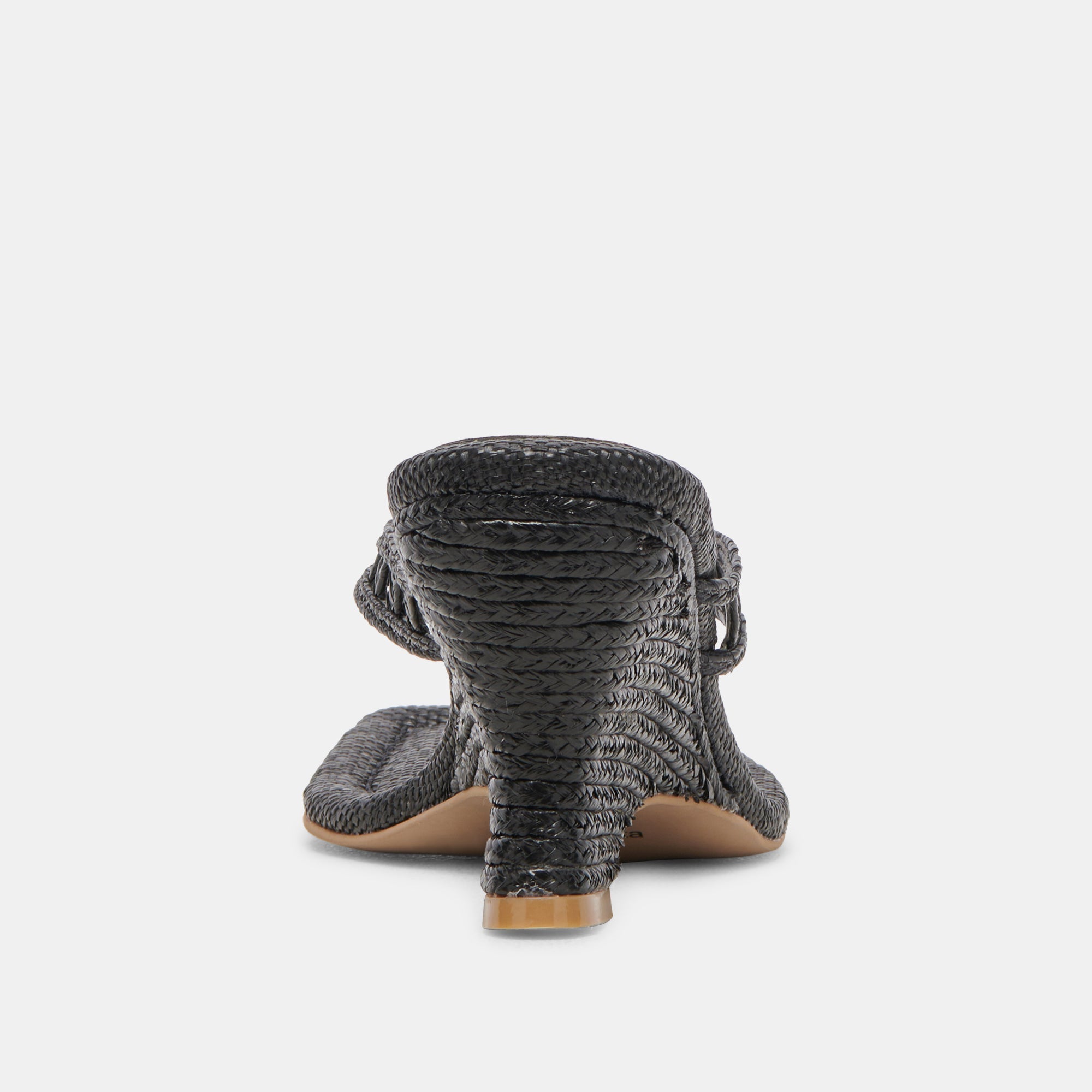 NULLAH WEDGES ONYX RAFFIA Sandals - Women's Comfortable High Heel Wedge Shoes for Summer | Perfect for Beach, Vacation, and Casual Outings