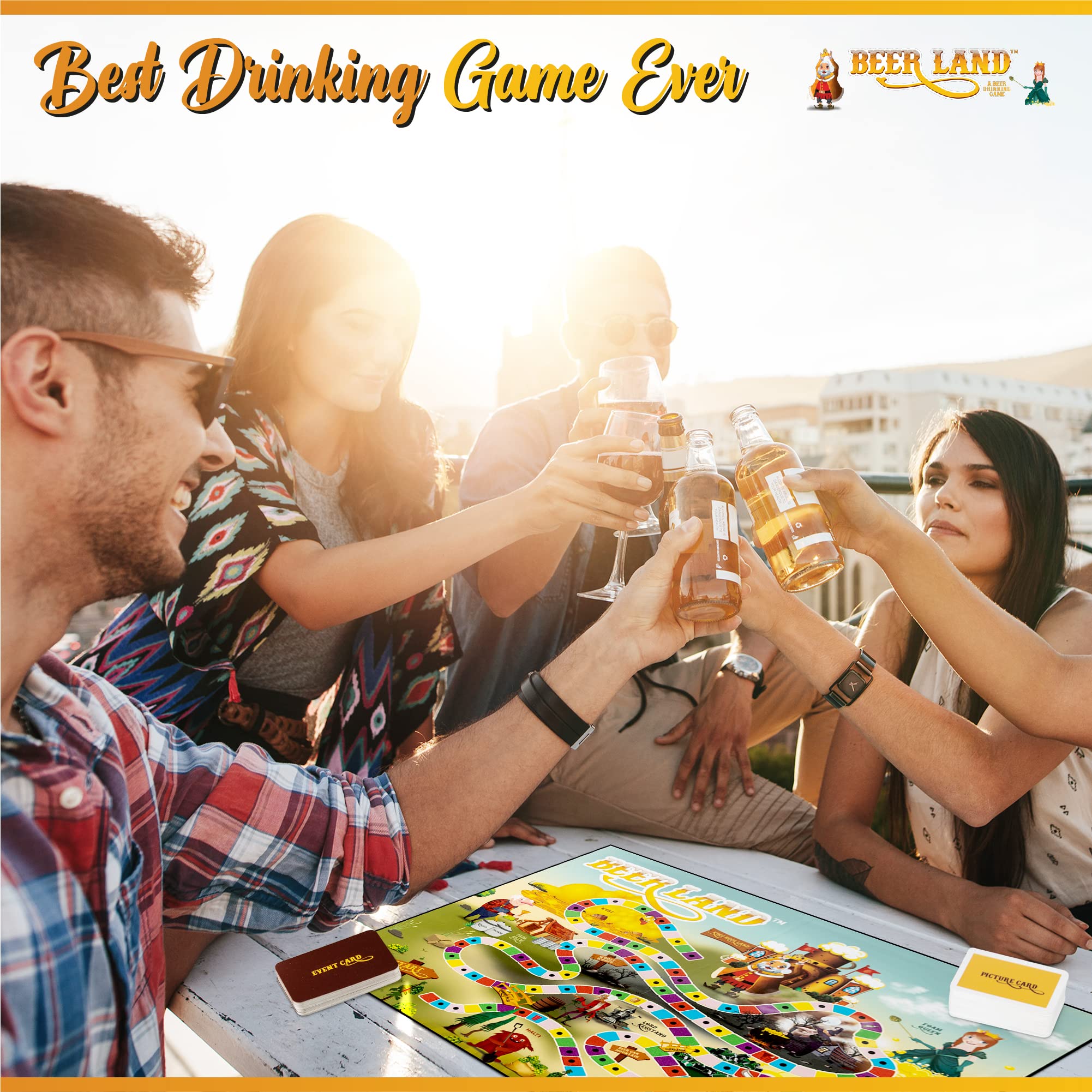 Fun Adult Drinking Game Set - Exciting Party Games for Groups & Social Gatherings | Perfect for Bachelorette Parties, Game Nights & College Events
