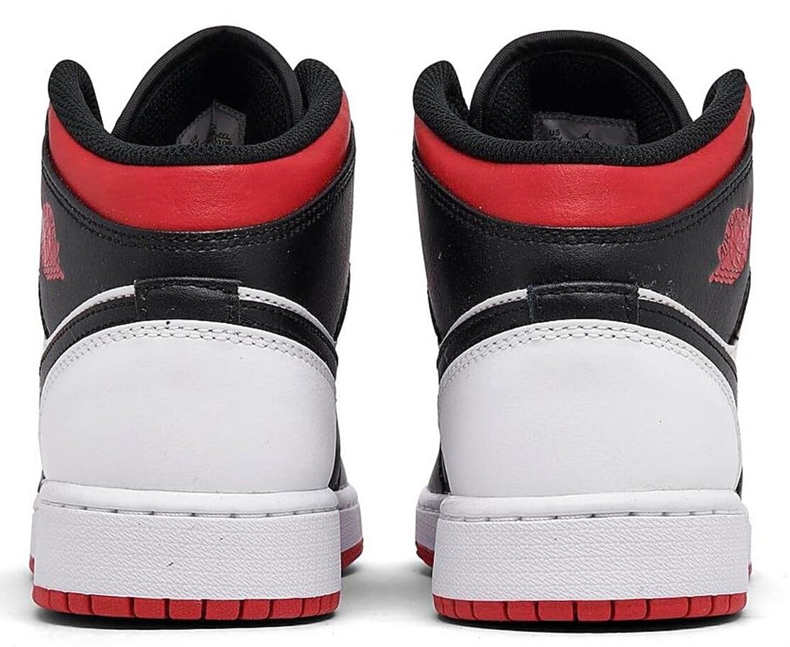 Nike Air Jordan 1 Mid GS Boys Basketball Shoes - Comfortable Sneakers for Kids & Youth - Perfect for School, Sports, and Casual Wear