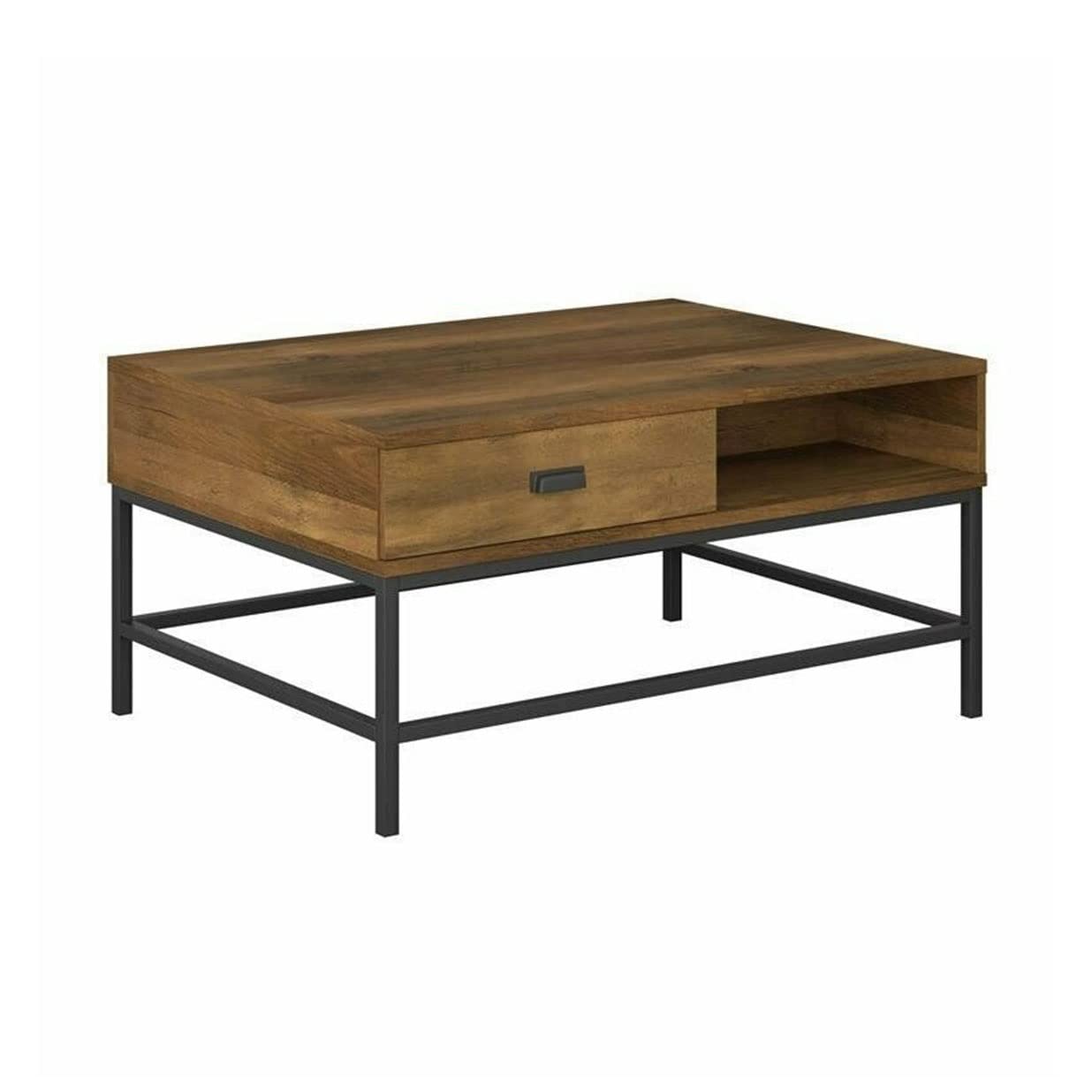 ALIDAM Lift Top Coffee Table - Brown Wood Grain Finish, Lift Top Design for Living Room, Home Office, and Small Spaces - Perfect for Storage and Multi-Functional Use