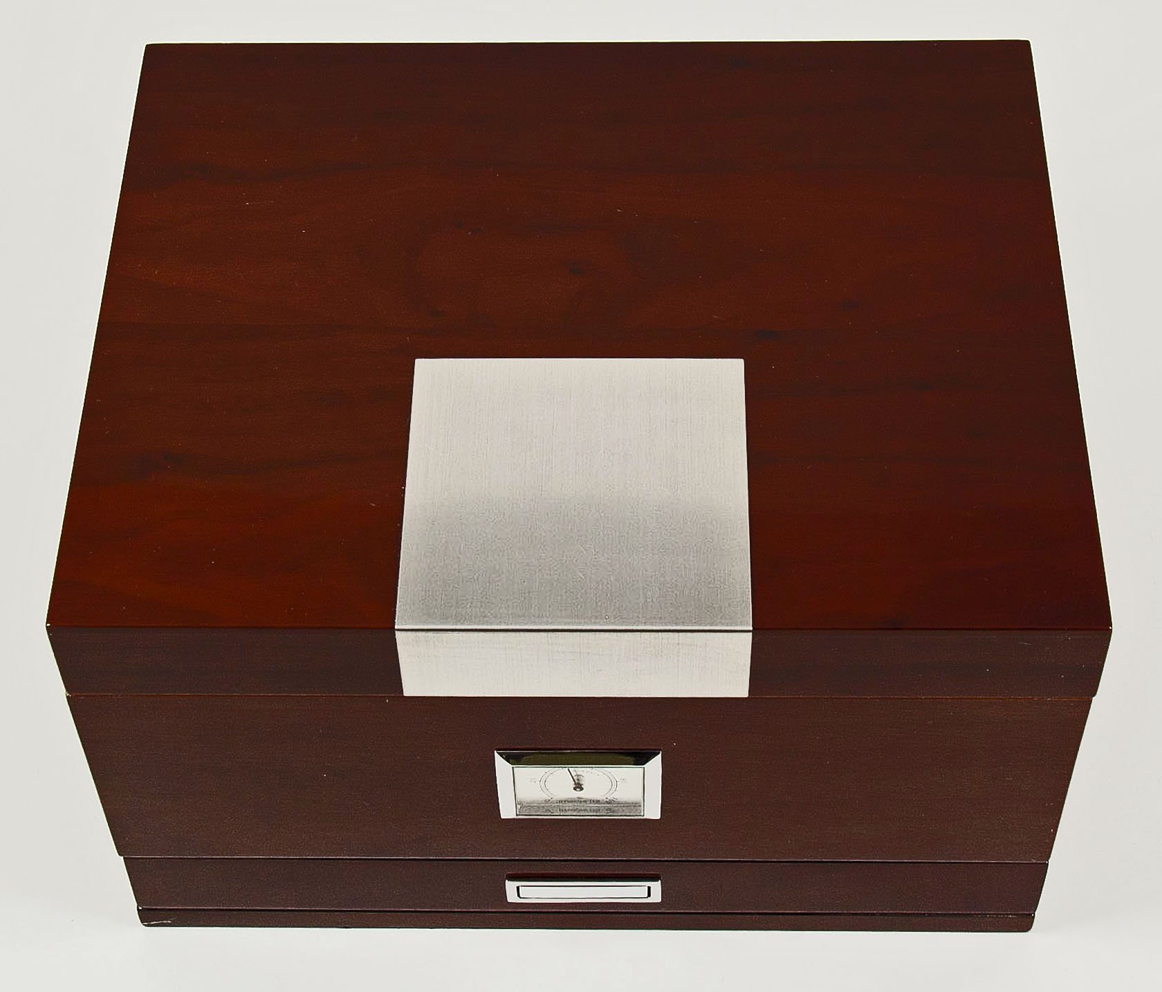 Premium Caracas Cigar Humidor with Built-in Hygrometer & Humidistat – Airtight Wooden Cigar Storage Box – Perfect Gift for Men, Cigar Aficionados & Collectors – Ideal for Home, Office & Travel Use