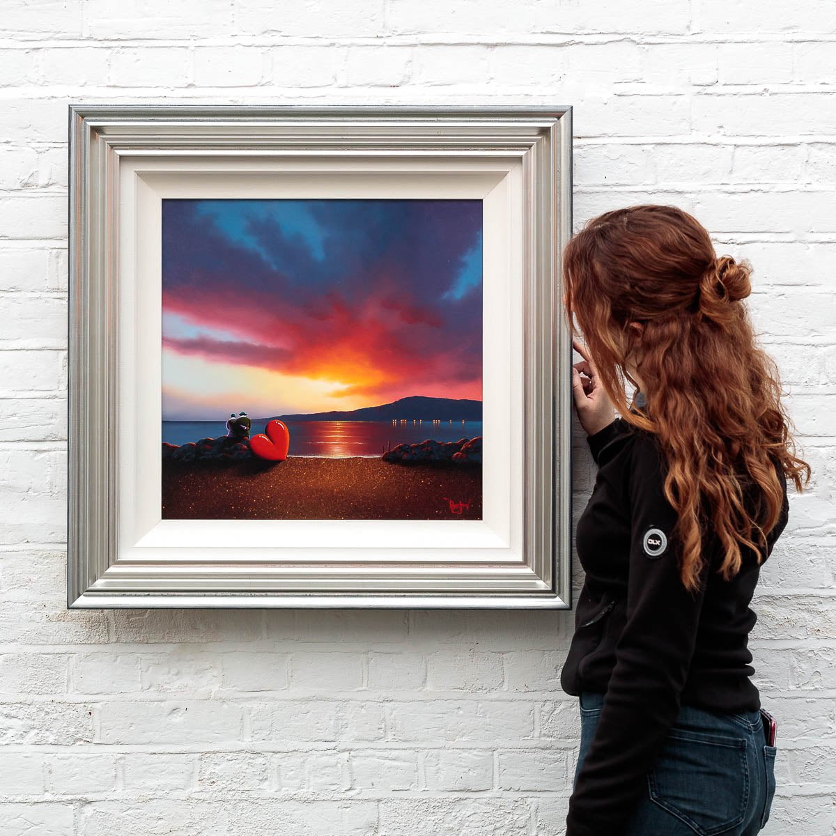 All We Need Is Love And Sunsets - Original Wall Art Print for Home Decor, Living Room, Bedroom & Office | Perfect Gift for Housewarming, Wedding & Anniversary
