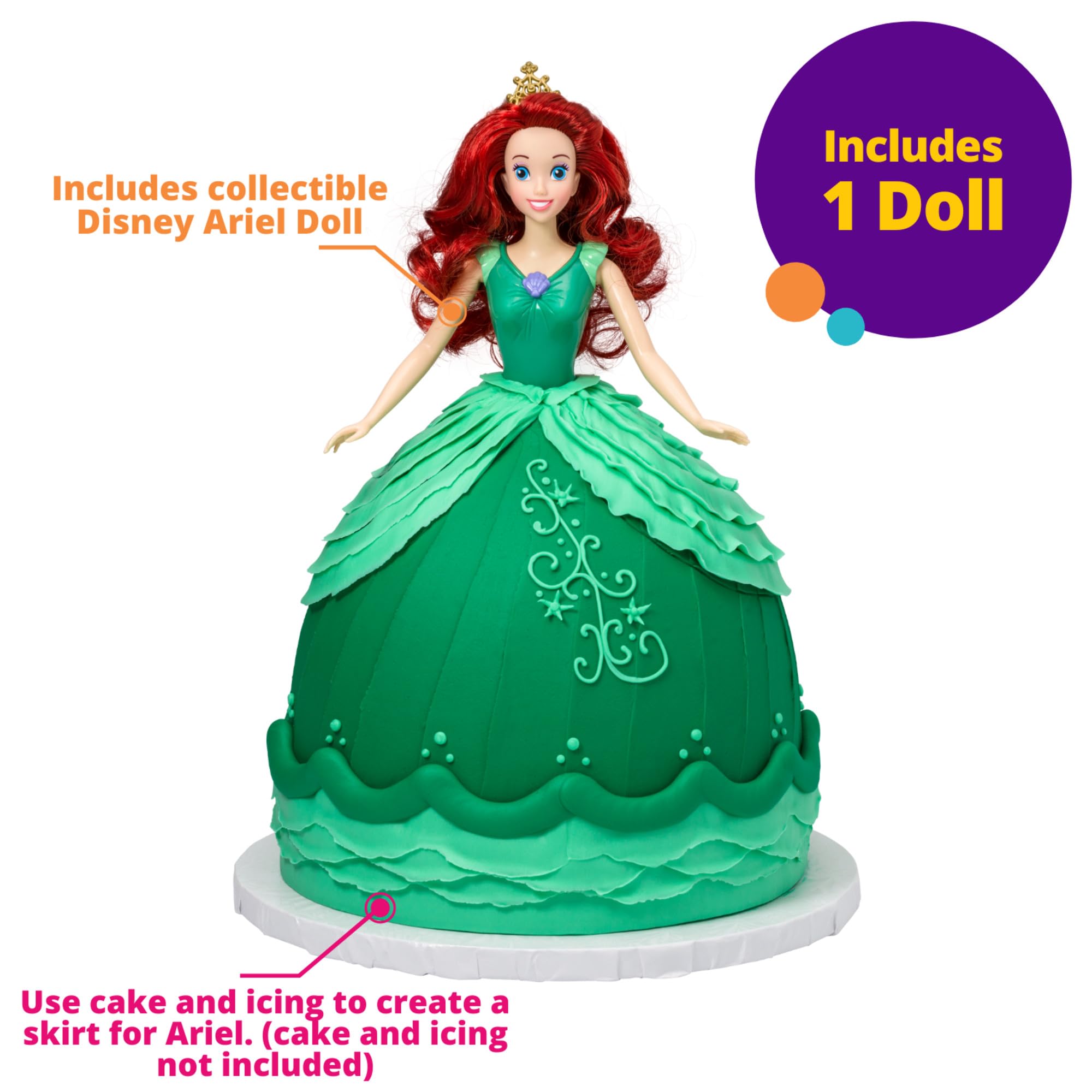 Disney Princess Ariel Cake Topper - 11