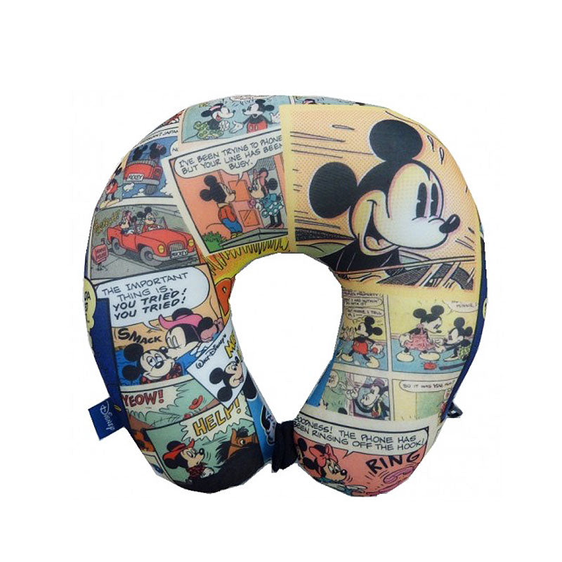 Disney DIS017 Neck Pillow for Travel - Soft & Comfortable Memory Foam Support - Perfect for Airplanes, Cars, and Office Use