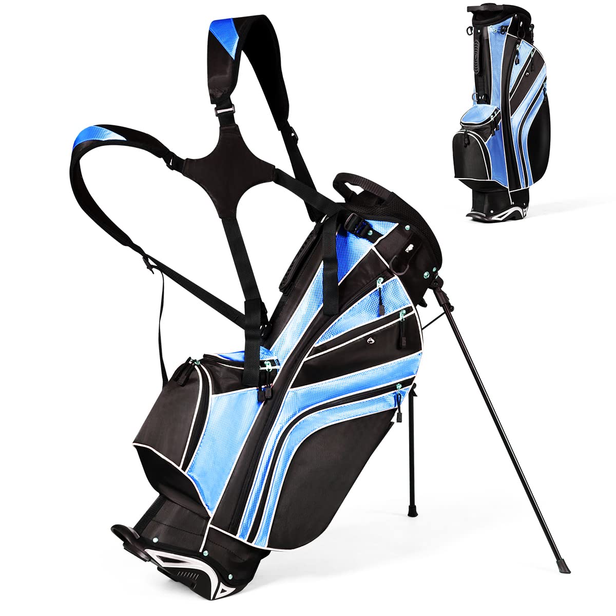 Premium Golf Stand Bag with 14-Way Divider - Lightweight & Durable Golf Bag for Men & Women - Perfect for Driving Range, Course & Tournament Play