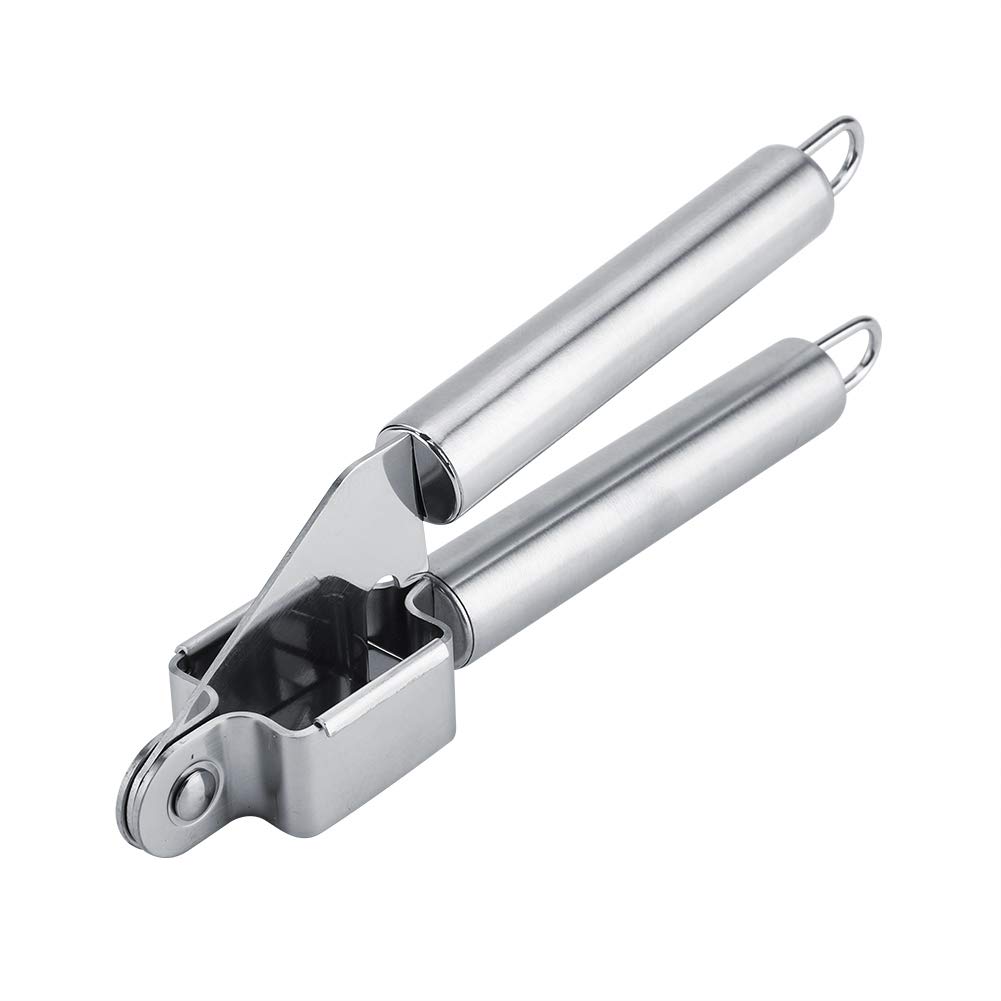 Premium Stainless Steel Garlic Press - Heavy Duty Garlic Crusher, Mincer & Chopper for Effortless Cooking - Ideal for Home Kitchens, Restaurants & Meal Prep