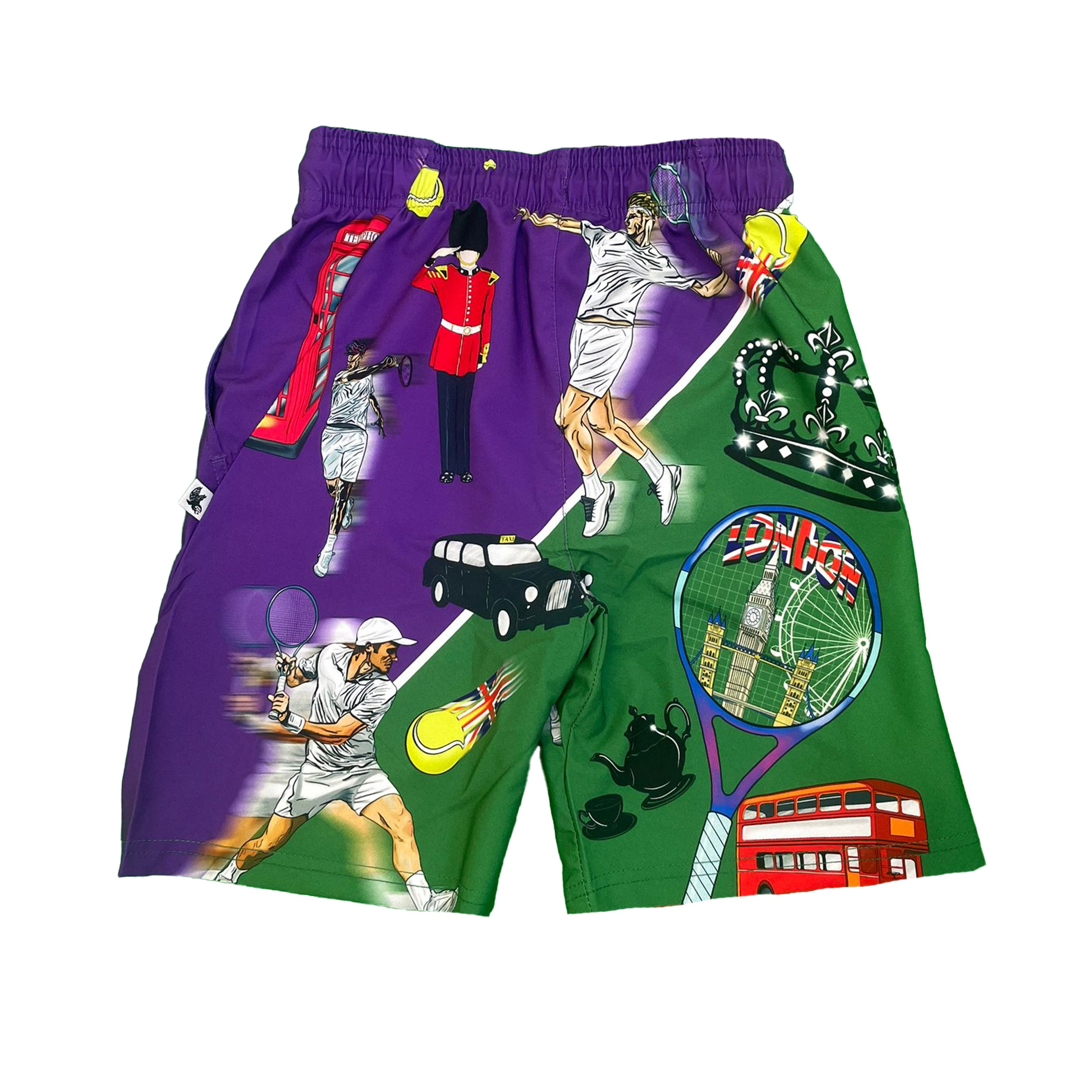 Boys London Tennis Shorts for Kids - Breathable & Comfortable Athletic Wear - Perfect for Tennis, Running, and School PE Class